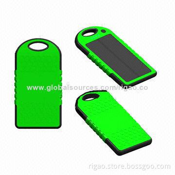 5000mAh Solar Power Bank with USB Cable
